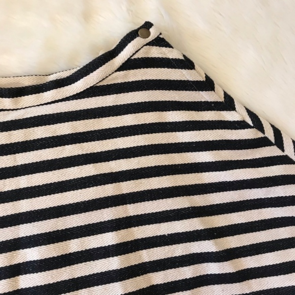 Anthropologie Greylin Stripe Swing Skater Skirt - Picture 3 of 3